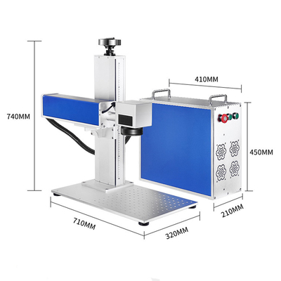 Mopa Color Fiber Aluminium Laser Engraving Machine Handheld Marking