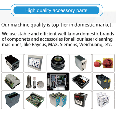 Air Cooled JPT Hand Held Laser Rust Remover Pulse Mold Cleaning Machine ODM