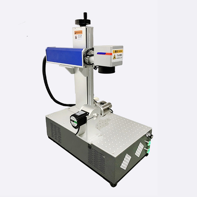 Rotary Axis Fiber Laser Marking Machine Laser Engraving Rotary Device