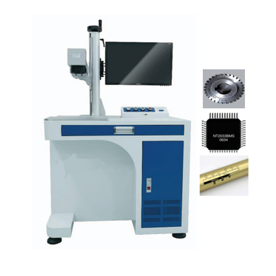 High Precision Desktop fiber laser marking machine Laser Engraver for Metal Plastics