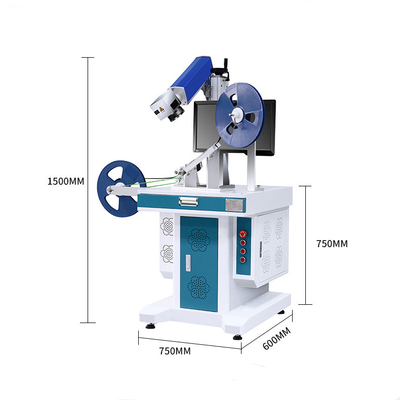Full Automatic Fiber Laser Metal Marking Systems Remover Machine 20W