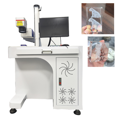 3W Inner Carving UV Co2 Laser Engraving Machine For Crystal Glass Plastic