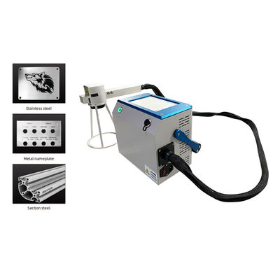 Portable Touchscreen Fiber Laser Marking Machine with 1 Year Warranty and 1064nm Wavelength